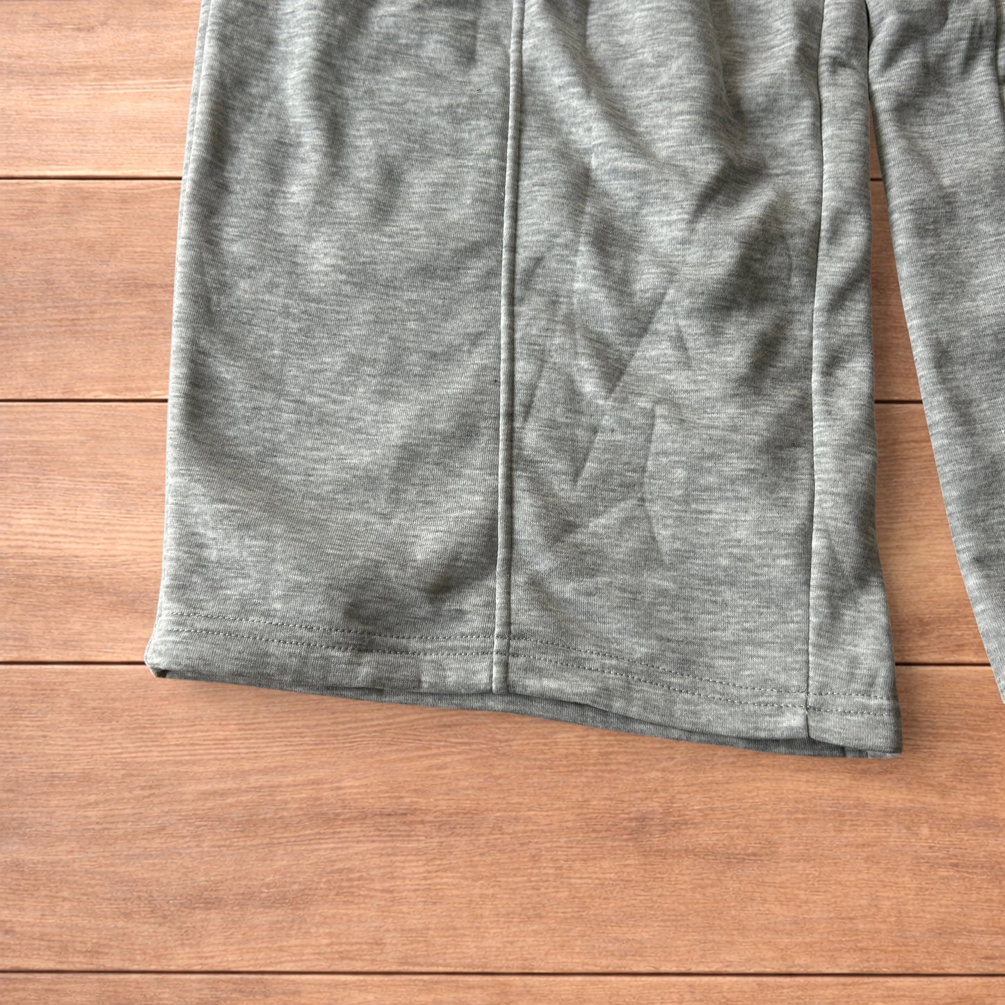 Super baggy wide leg Korean joggers in marl grey.