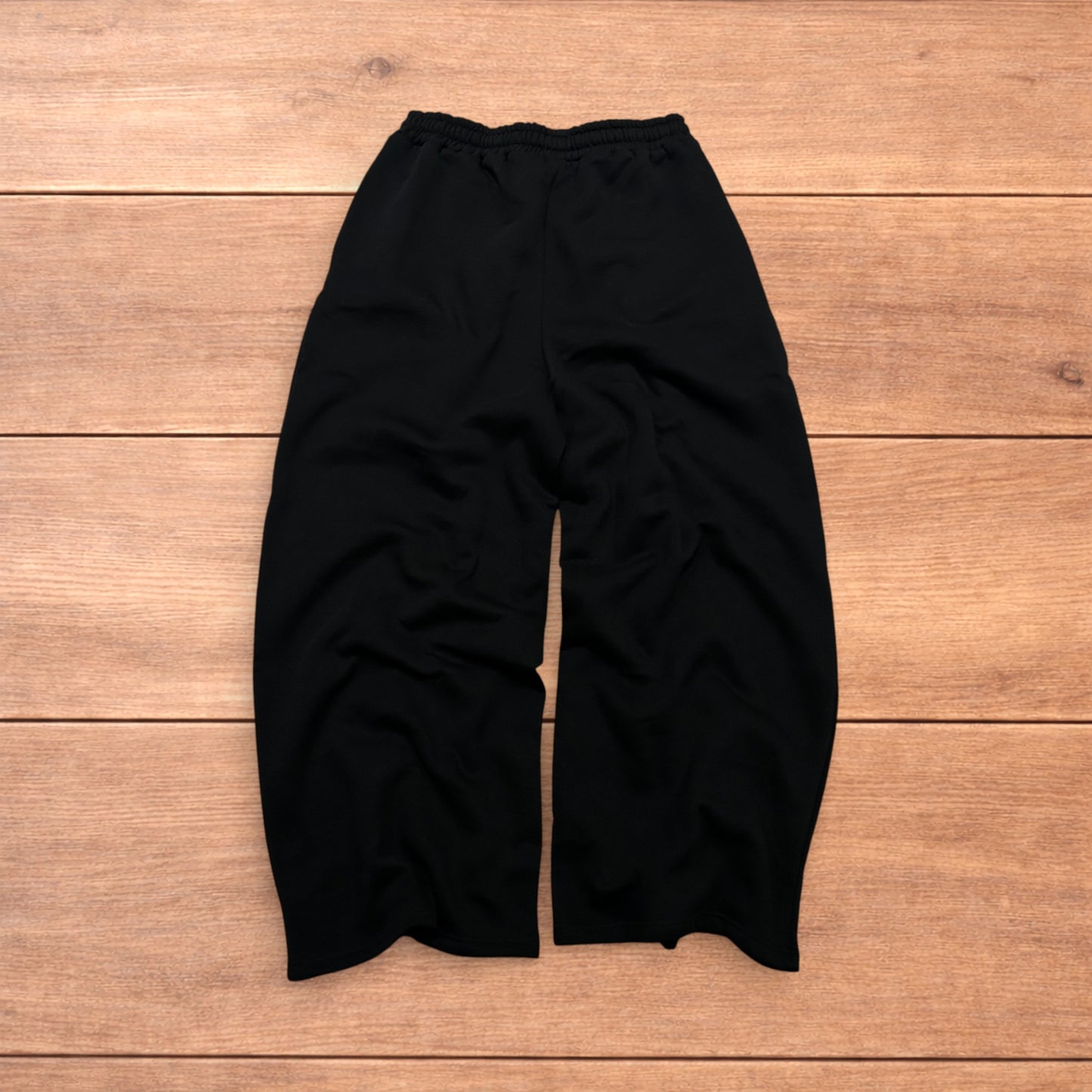 Incredible super baggy wide leg Korean joggers in black