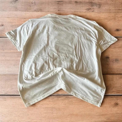 Novelty funny Nice Tripsies cereal tshirt in white with front graphic print.