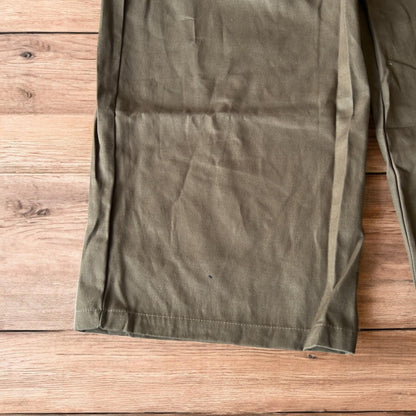 Incredible super baggy wide leg workwear trousers in brown.