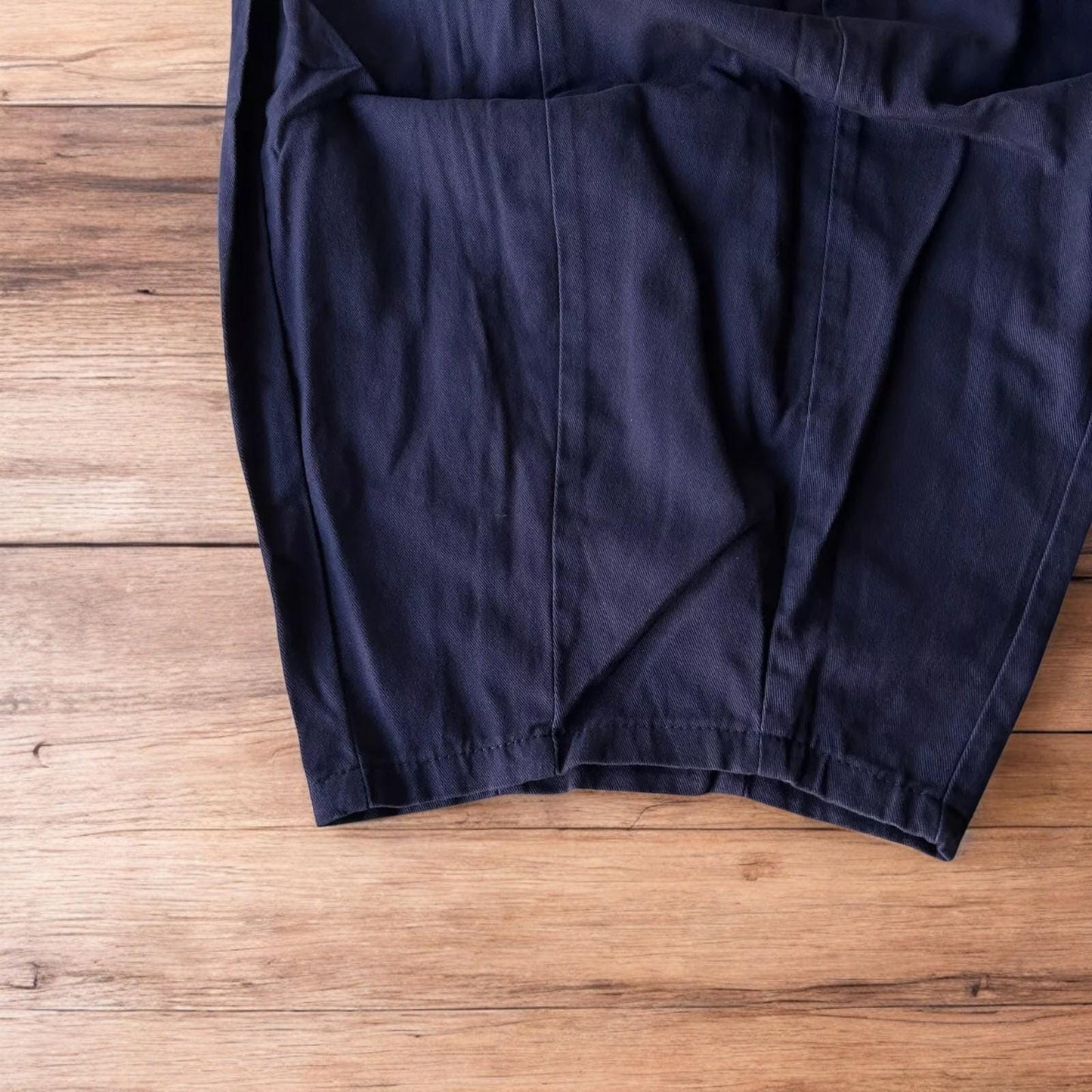 Incredible super baggy wide leg parachute trousers in navy blue.