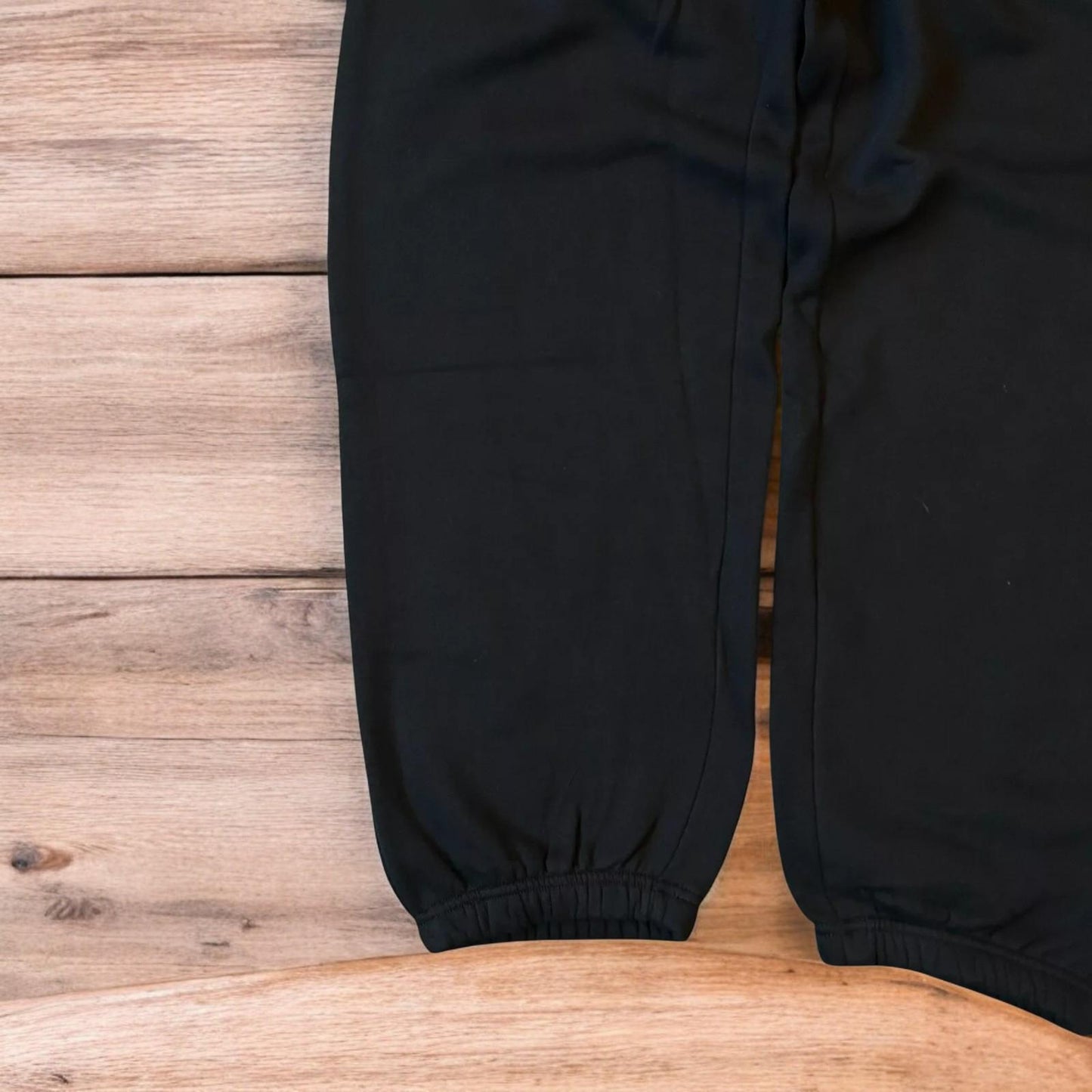 Incredible baggy wide leg Korean joggers in black.
