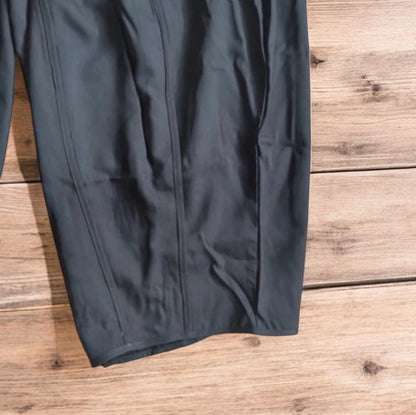 Insane super baggy wide leg skater trousers in black.