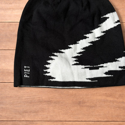 Japanese style graffiti beanie in black.