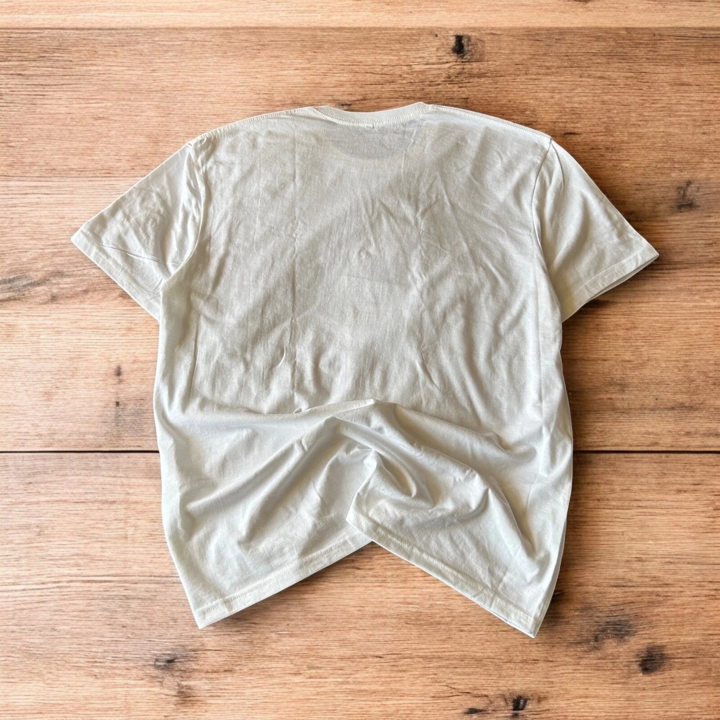 Techno Electronic Music Dj tshirt in white with front graphic print.