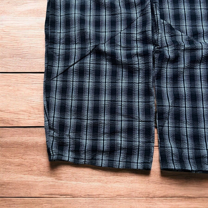 Lovely baggy wide leg checkered lounge pants trousers in black/white.