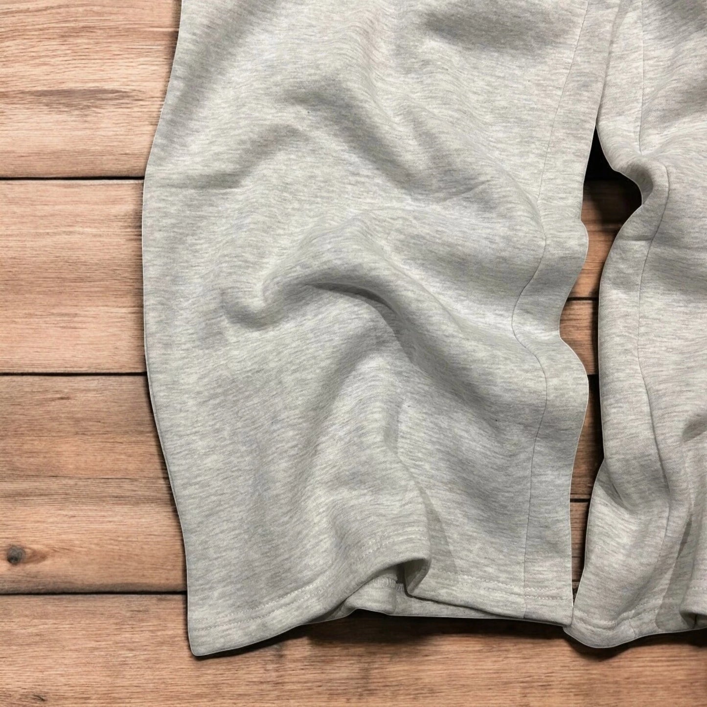 Incredible super baggy wide leg Korean joggers in marl grey.